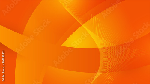 Abstract orange background. Geometric element design with dots decoration.