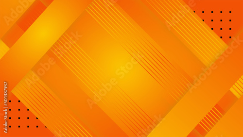 Vector background of Orange Yellow Circle. Abstract vector background with 3d style.Dynamic background with the concept of contours.