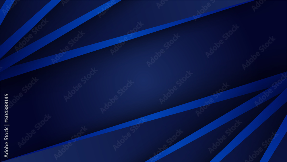 Bright navy blue dynamic abstract vector background with diagonal lines ...