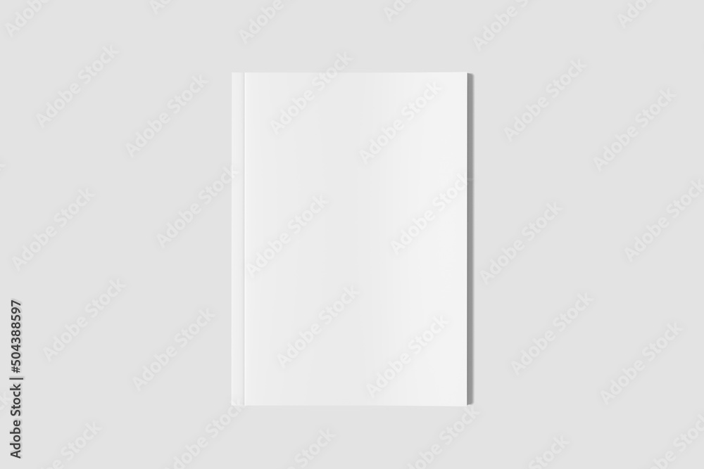 Blank A4 Cover Book Mockups Top View angle Blank A4 Cover Book Mockups Top View angle