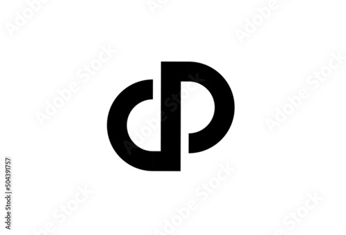 jp pj p j initial letter logo