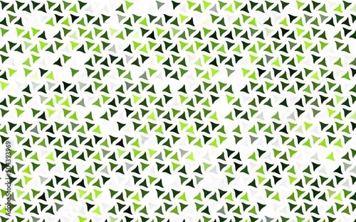 Light Green vector seamless pattern in polygonal style.