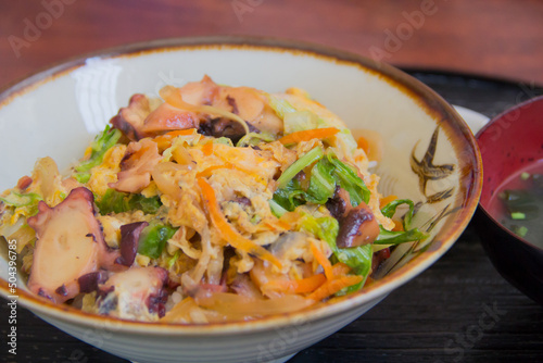 タコが入ったちゃんぷる