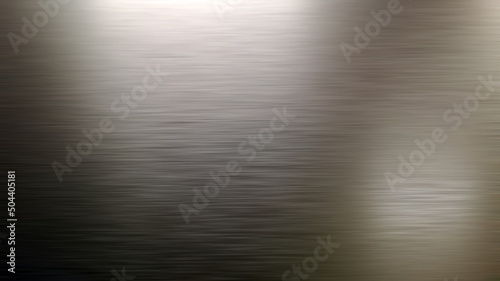Stainless steel large sheet With light hitting the surface,Inside passenger elevator,Reflection of light on a shiny metal texture