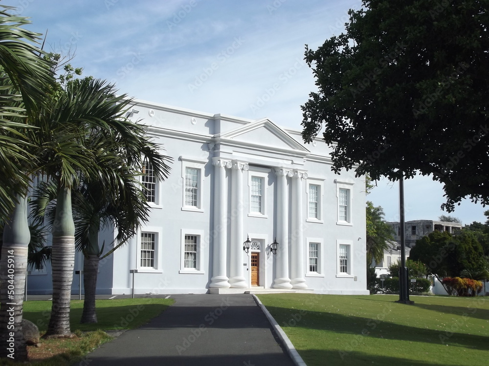 The building (official building of the executive, eg