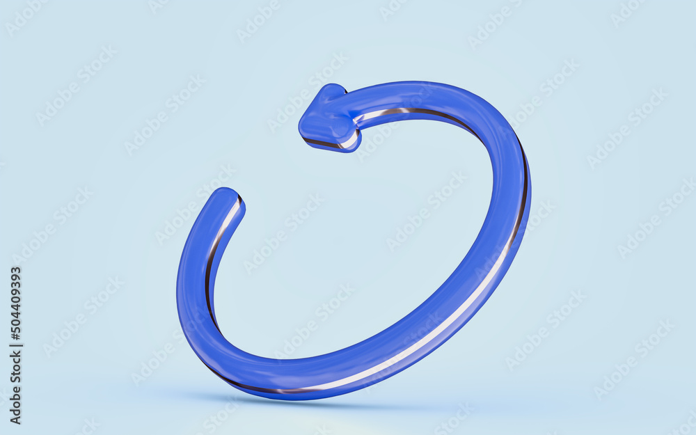 rotation sign minimal glass effect curve loop repeat reload research recover 3d render icon rotation sign minimal glass effect curve loop repeat reload research recover 3d render icon