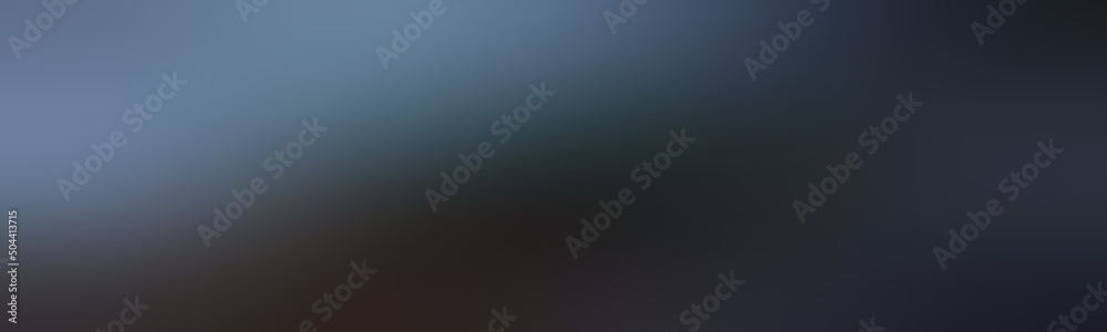 Wide abstract blur smooth image gray blue. Luxury background element gradient black. Blur template. - obrazy, fototapety, plakaty 