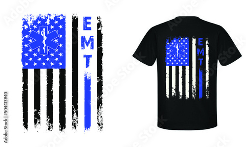 EMT T Shirt Design