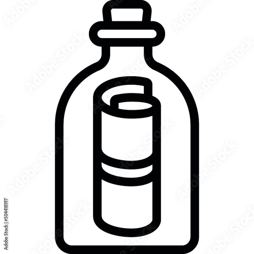 Message In A Bottle Icon
