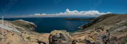 A wonderful view of the lake titikaka. Puno photo