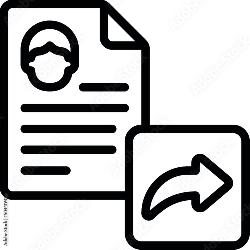Share Resume Icon