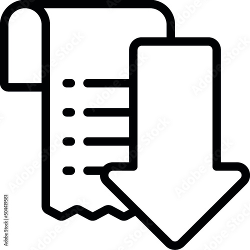 Download Receipts Icon