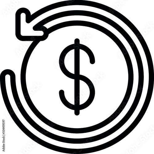 Tax Money Back Icon