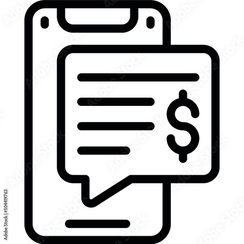 Mobile Financial Advice Icon