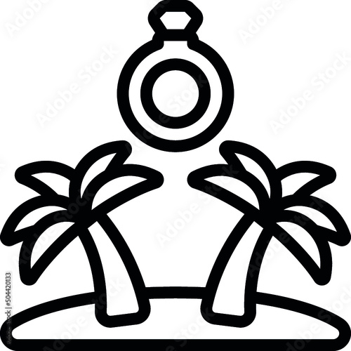 Abroad Wedding Icon