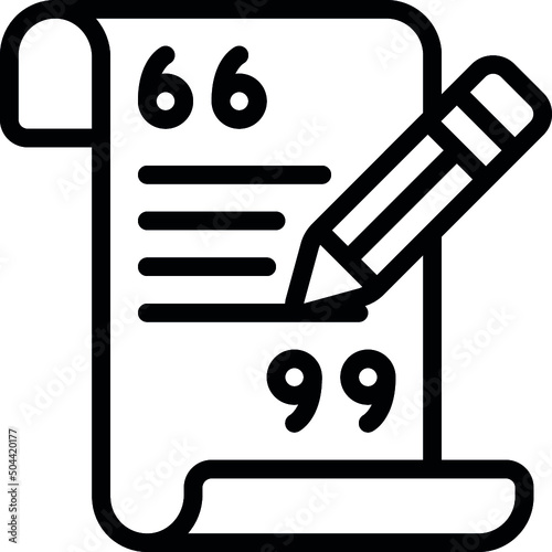 Write Speech Icon