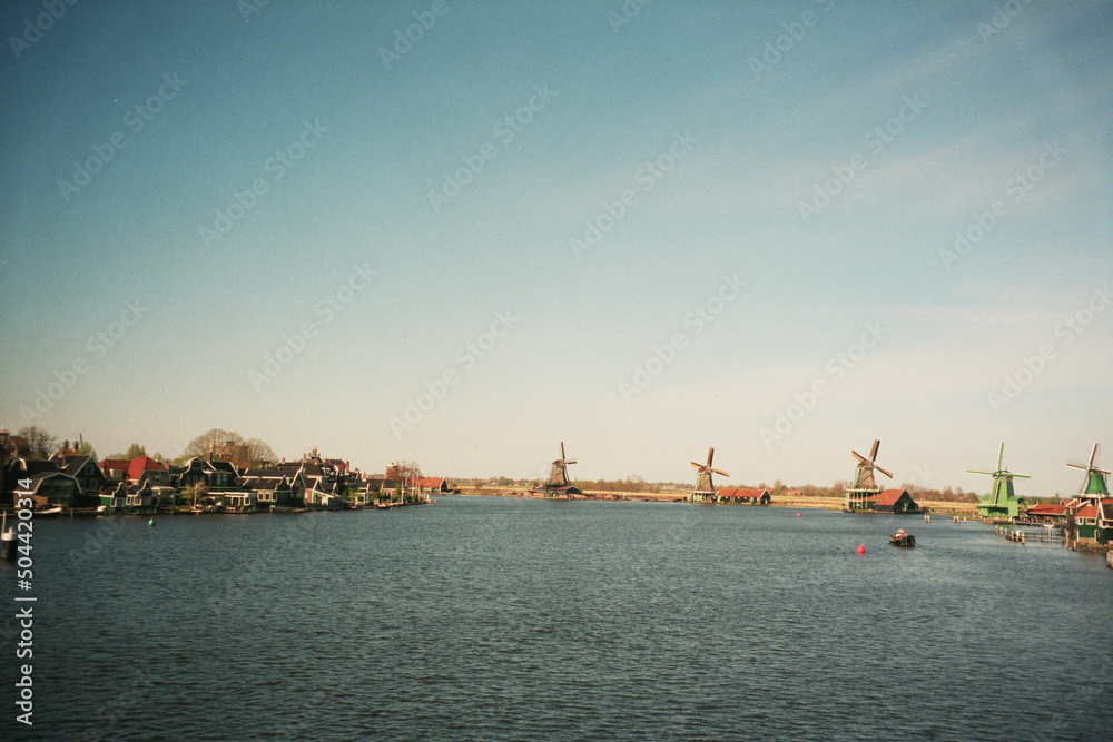 Fototapeta premium Windmills, Netherlands