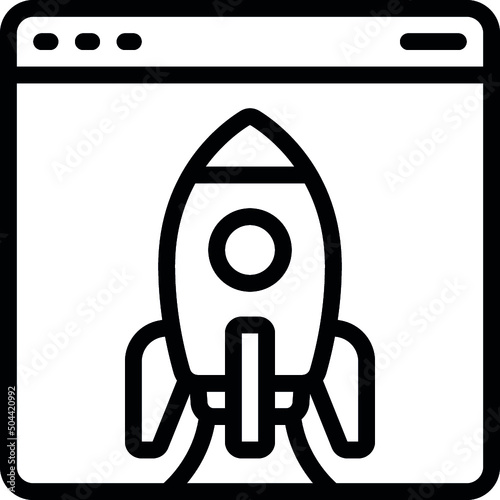 Launch Website Icon