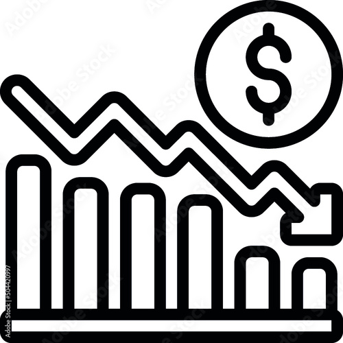 Financial Loss Icon