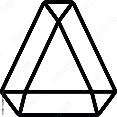 Triangular Gem Icon
