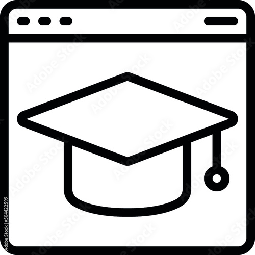 Internet Education Icon