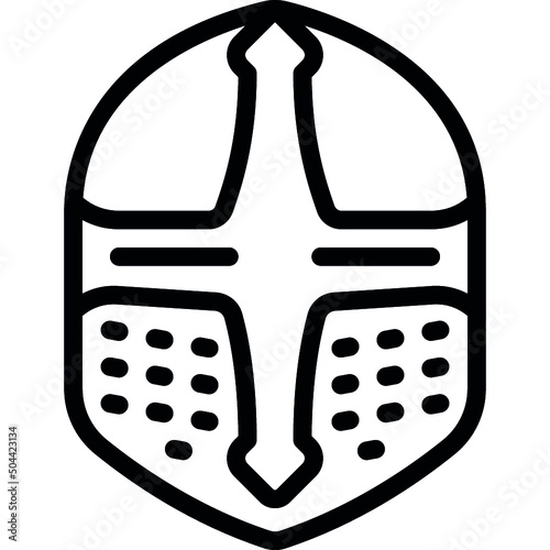 Templar Knight Helmet Icon