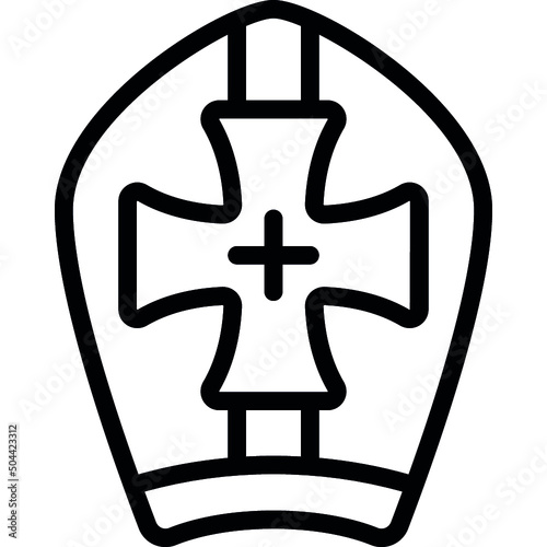 Pope Hat Icon