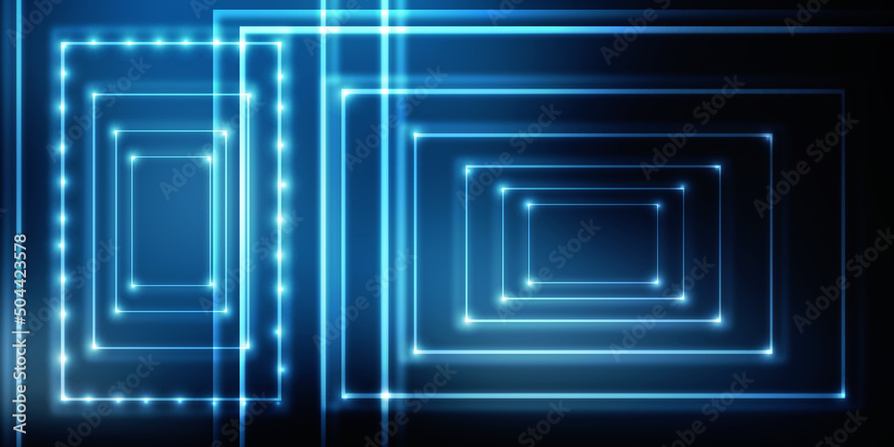2d illustration Abstract futuristic electronic circuit technology background 2d illustration Abstract futuristic electronic circuit technology background
