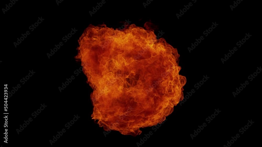Super slow motion of fire blast isolated on black background. Filmed on high speed cinema camera, 1000 fps. Speed ramp effect. Super slow motion of fire blast isolated on black background. Filmed on high speed cinema camera, 1000 fps. Speed ramp effect.