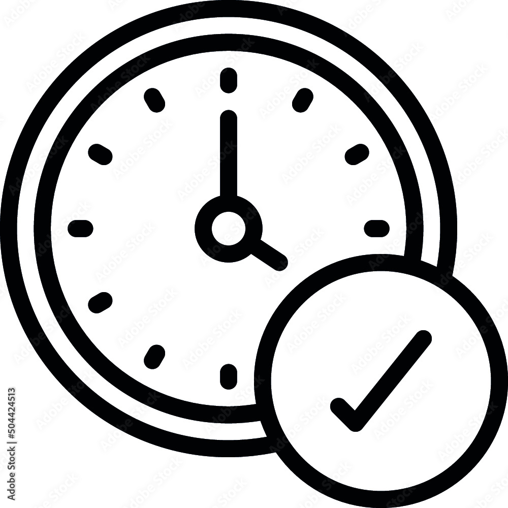 Correct Time Icon Correct Time Icon