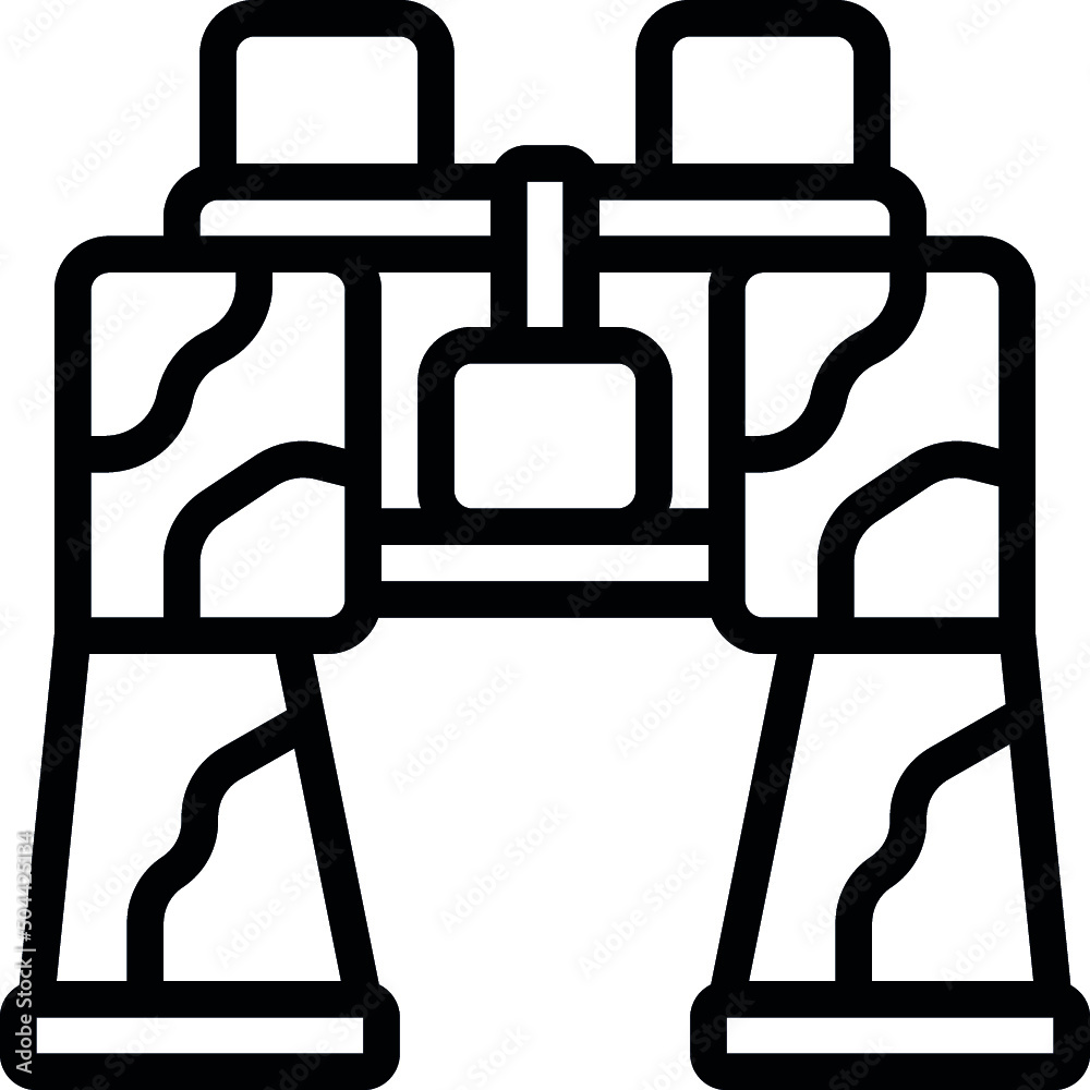 Military Binoculars Icon Military Binoculars Icon