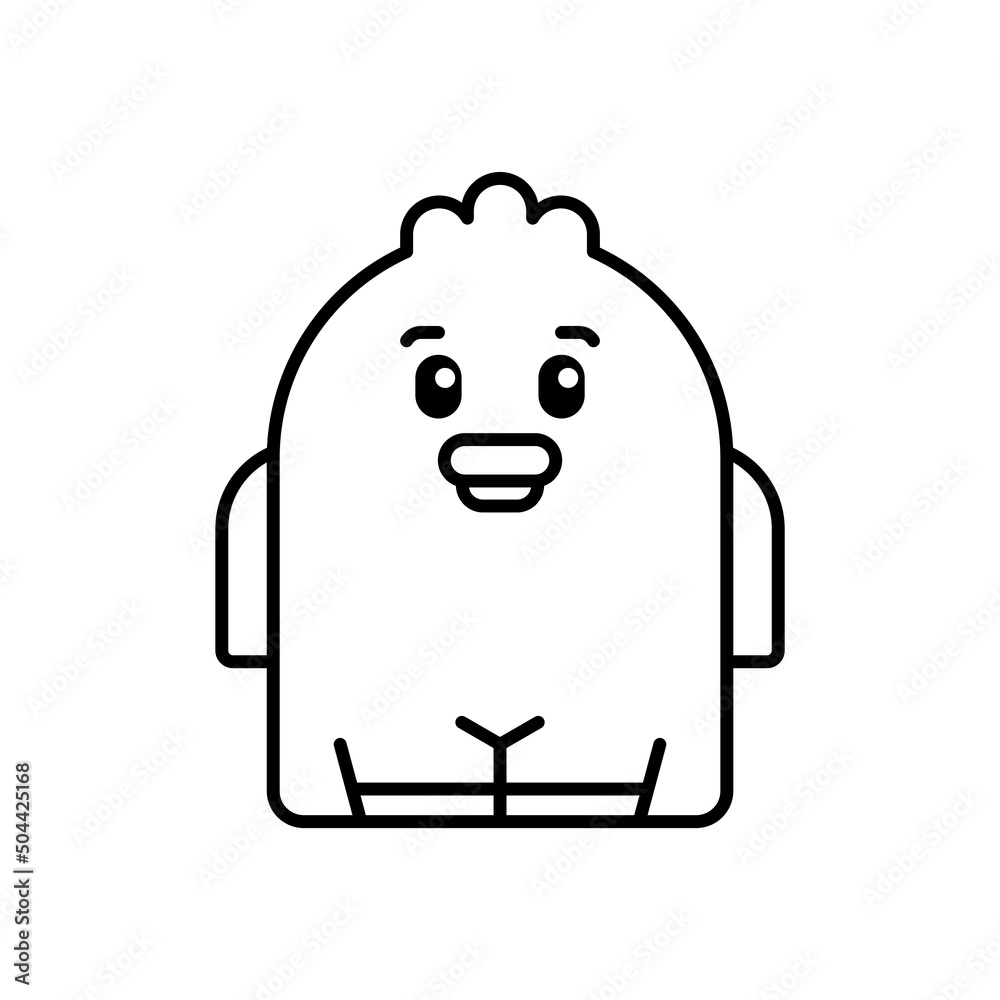 Duck icon. Icon design. Template elements. Flat style Duck icon. Icon design. Template elements. Flat style