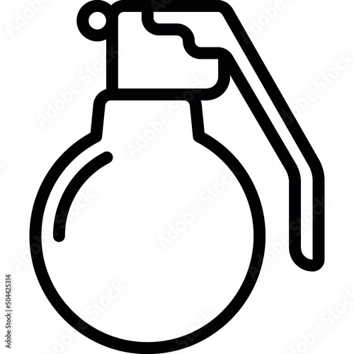 Round Grenade Icon