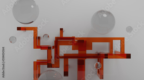 Fototapeta Naklejka Na Ścianę i Meble -  3d Abstract Design