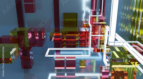 Obraz na płótnie 3d Abstract Design 