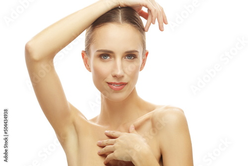 Beautiful woman cleanskin photo