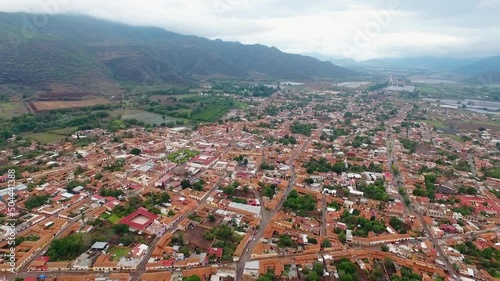 Aerial View of the town of Mascota, Mexico photo