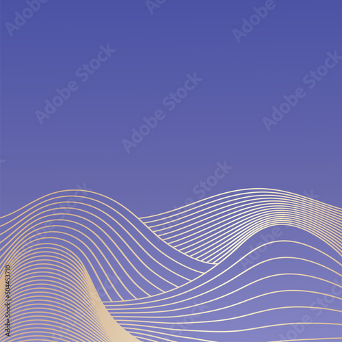 Violet Night sky Abstact background. Night sky above hills concept.