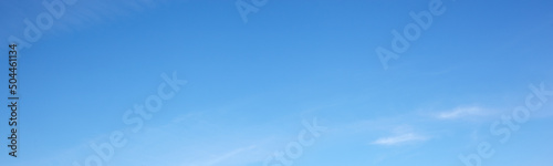 Abstract image of blurred sky. Blue sky background