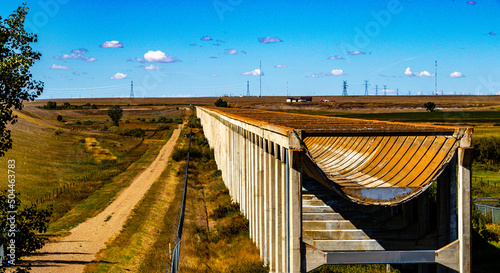 Obraz na płótnie Brooks Aquaduct National Historic Site Brooks Alberta Canada w salonie