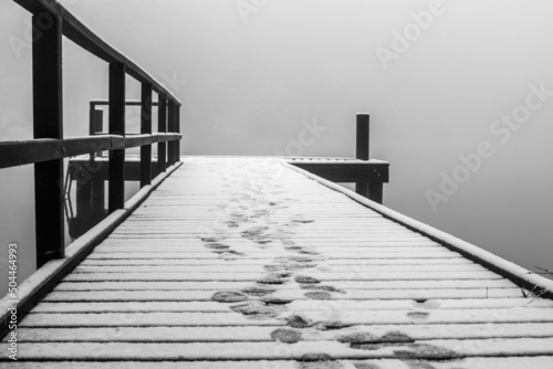 Sheba dam in winter photo