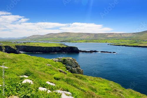 Canvastavla Rough and rocky shore along famous Ring of Kerry route