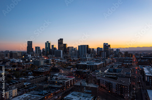 Aerial View of Downtown Denver, Colorado