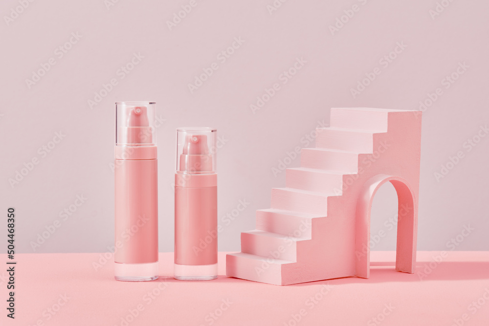 beauty medical skincare cosmetic lotion cream mockup bottle beauty medical skincare cosmetic lotion cream mockup bottle