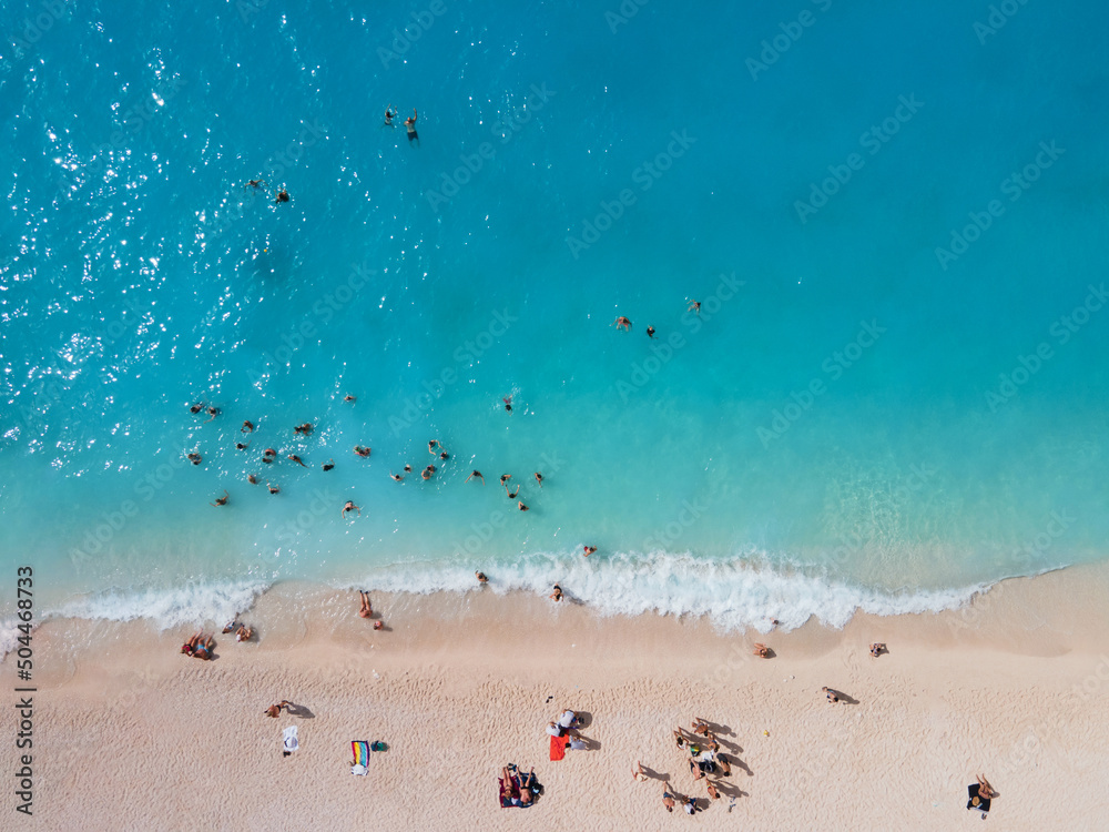 summer vacation, people tourists on crowded beach, holiday travel summer vacation, people tourists on crowded beach, holiday travel