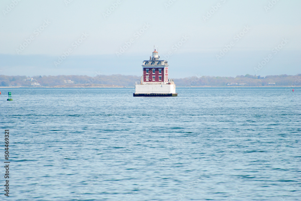 Obraz premium New London Ledge Light, New London, Connecticut, United States 