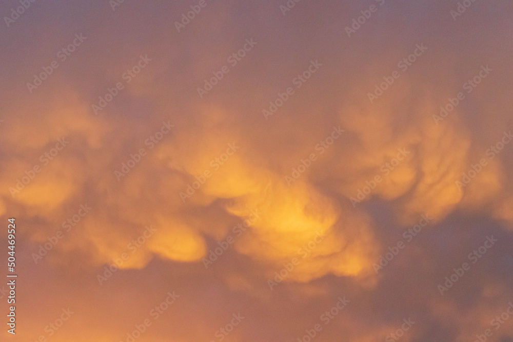 sunset on a dramatic sky cloouds