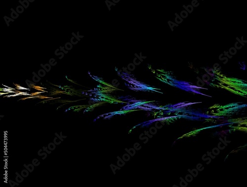 Imaginatory fractal abstract background Image