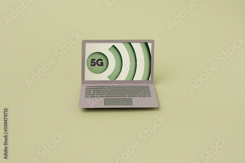 5G concept illustration photo