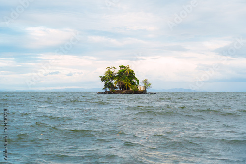 Island in the middle of Nicaragua Lake photo